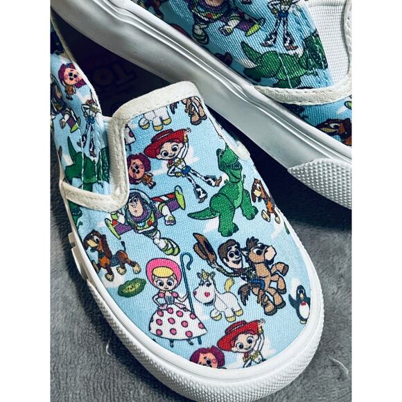 Disney Pixar's Toy Story Slip On Ground Up Shop Size 10 Sneaker Unisex Kid - Picture 3 of 7